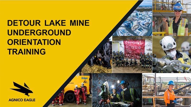 Agnico Eagle DLM Underground Orientation