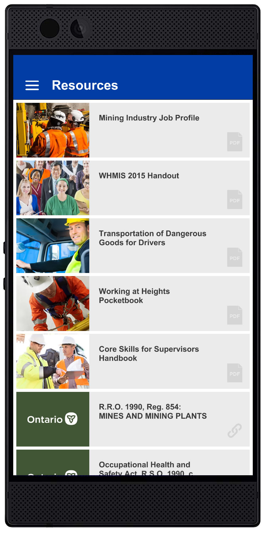 Safety Wallet Resources Screenshot