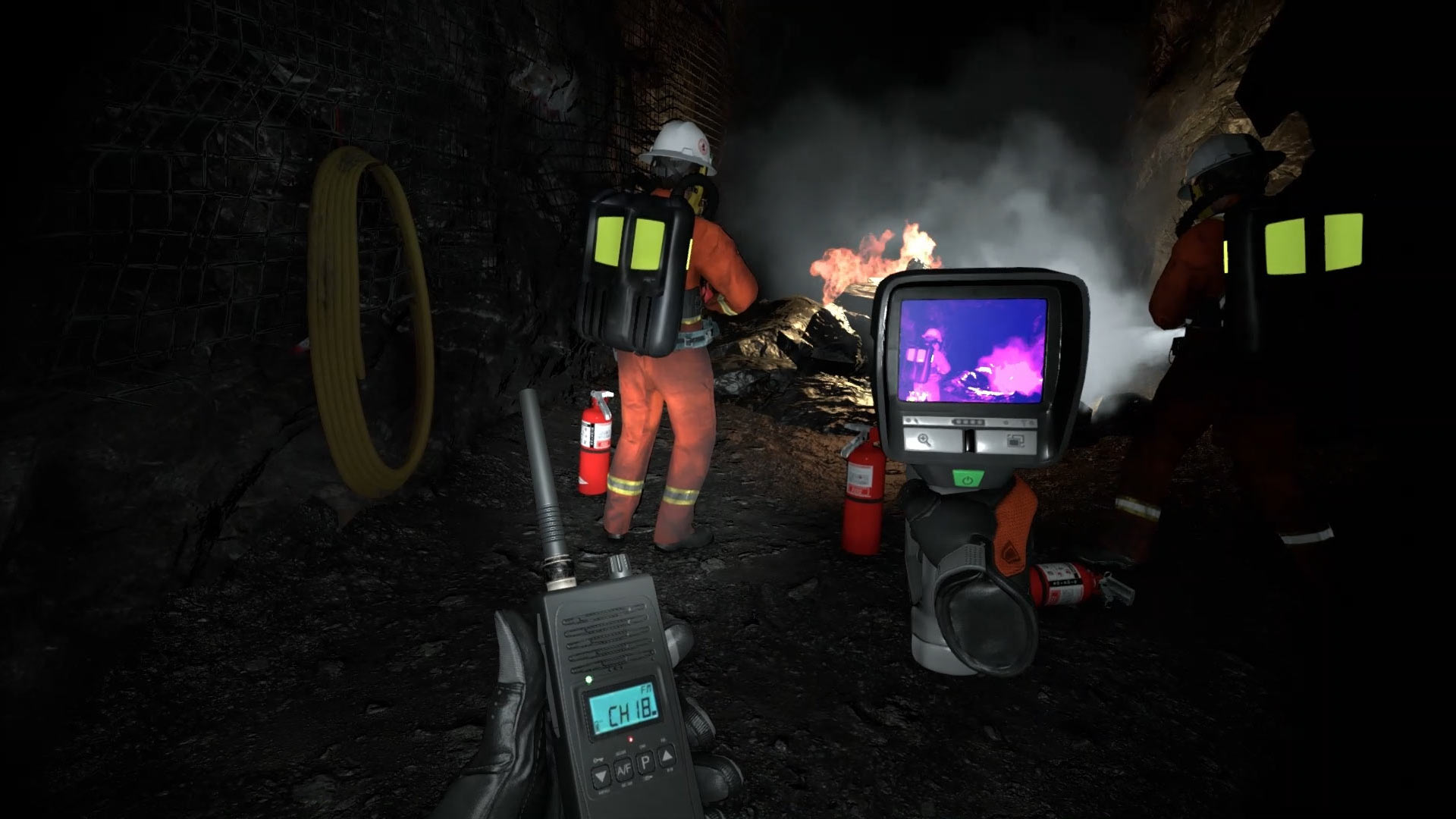 Mine Rescue Team Member - Operating Radio Check - Thermal Camera Inspection (TIC)